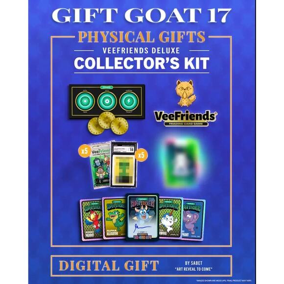 Veefriends Gift Goat #17 EMPTY Premium Collector's Box Limited to /555 - Picture 10 of 10